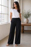 Midnight Muse Straight-Leg Tailored Trousers