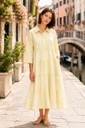 Willow Breeze Midi Cotton Dress